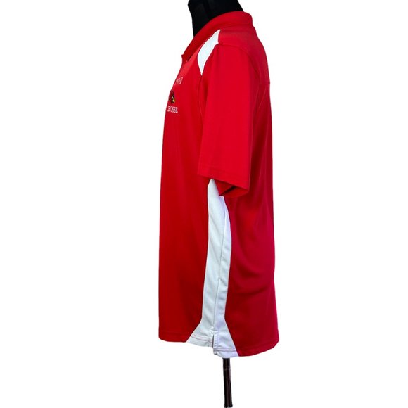 Under Armour | Men's Loose Heatgear Red Polo Shirt Large Westwood Lacrosse - Picture 4 of 7